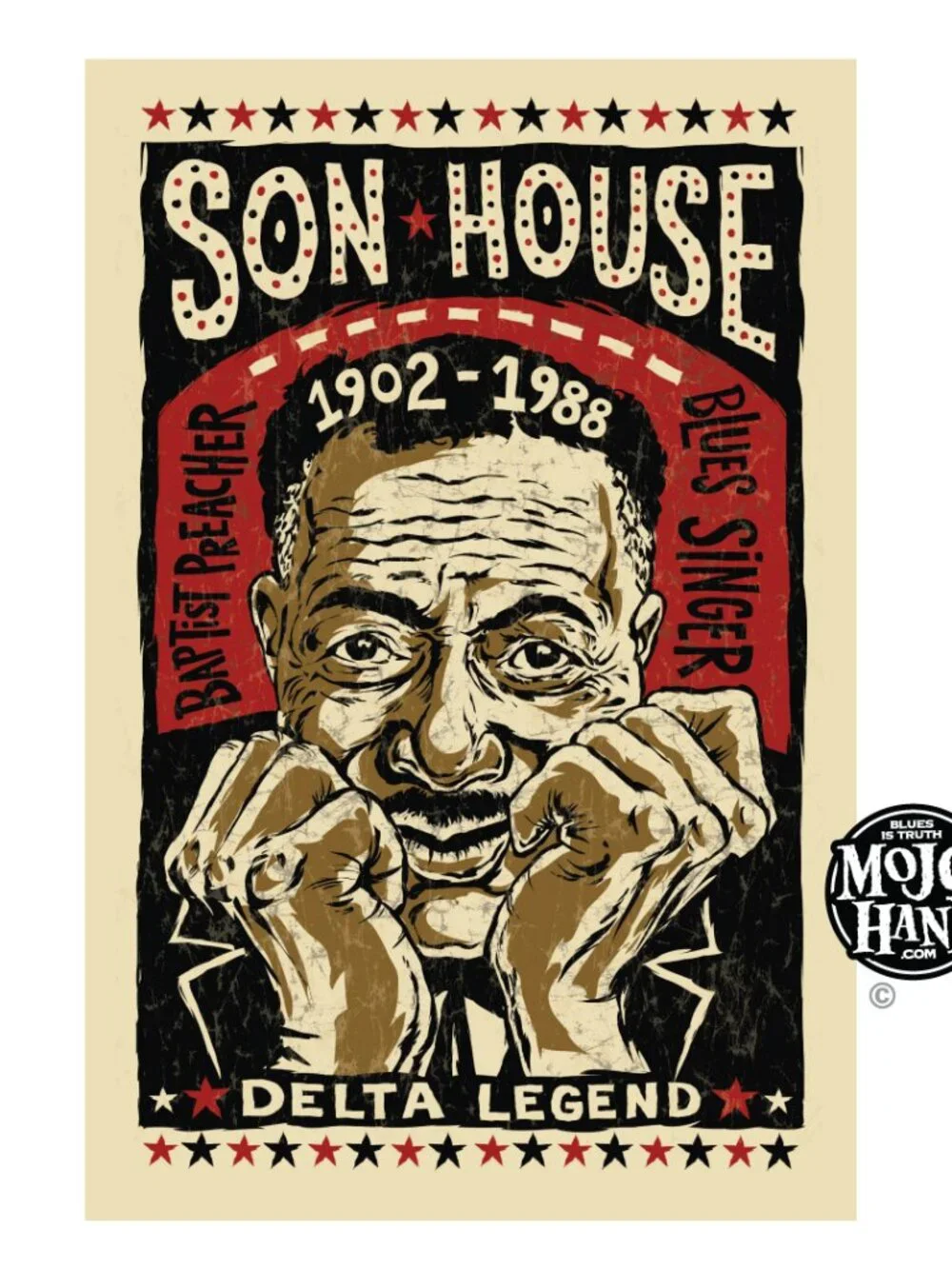 Son House tribute art print -12